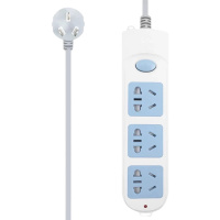 公牛单排插座(3个3位/250V/10A/2500W/含开关) GN-606A 5米