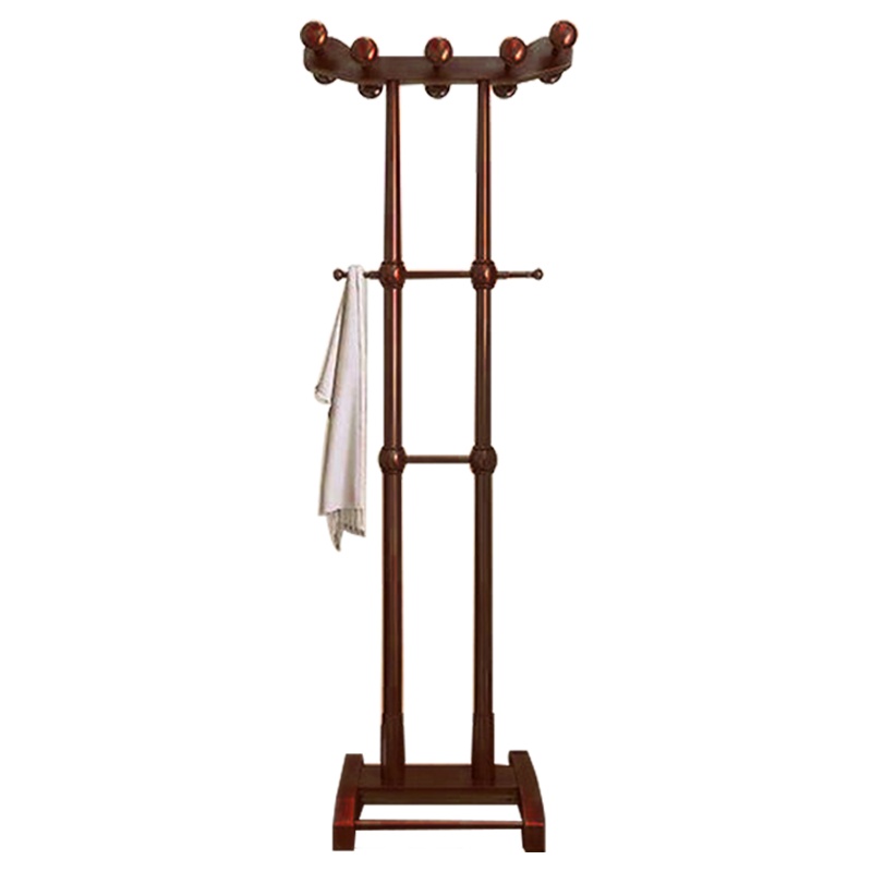 匡大 衣架实木落地式衣帽架多挂钩创意挂衣架170cmKDT301
