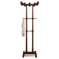 匡大 衣架实木落地式衣帽架多挂钩创意挂衣架170cmKDT301
