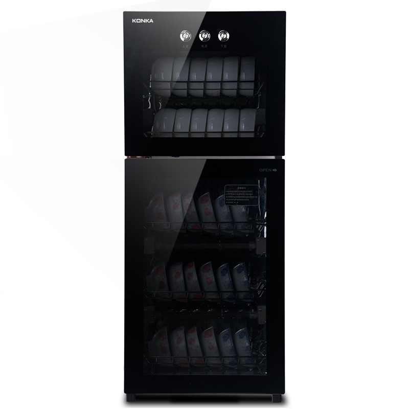康佳(KONKA)立式消毒碗柜 ZTP468K28 二星级饭店酒店商用 臭氧+高温125℃餐具消毒抑菌 290L