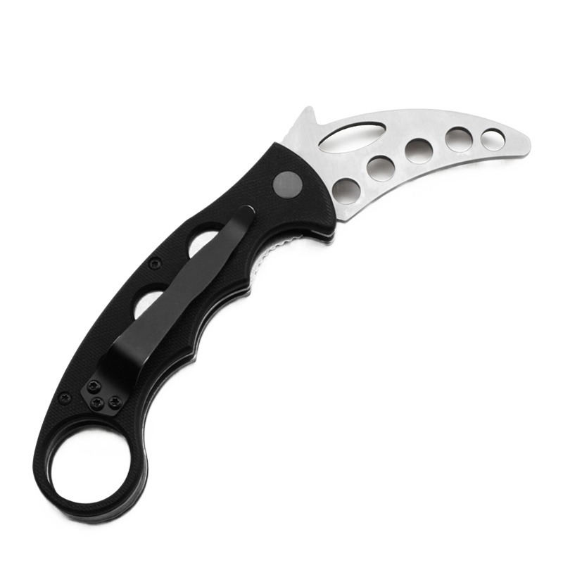 西户 狐狸爪刀 野营折叠刀 工艺刀 户外刀具 文远户外 艾默生白洞孔