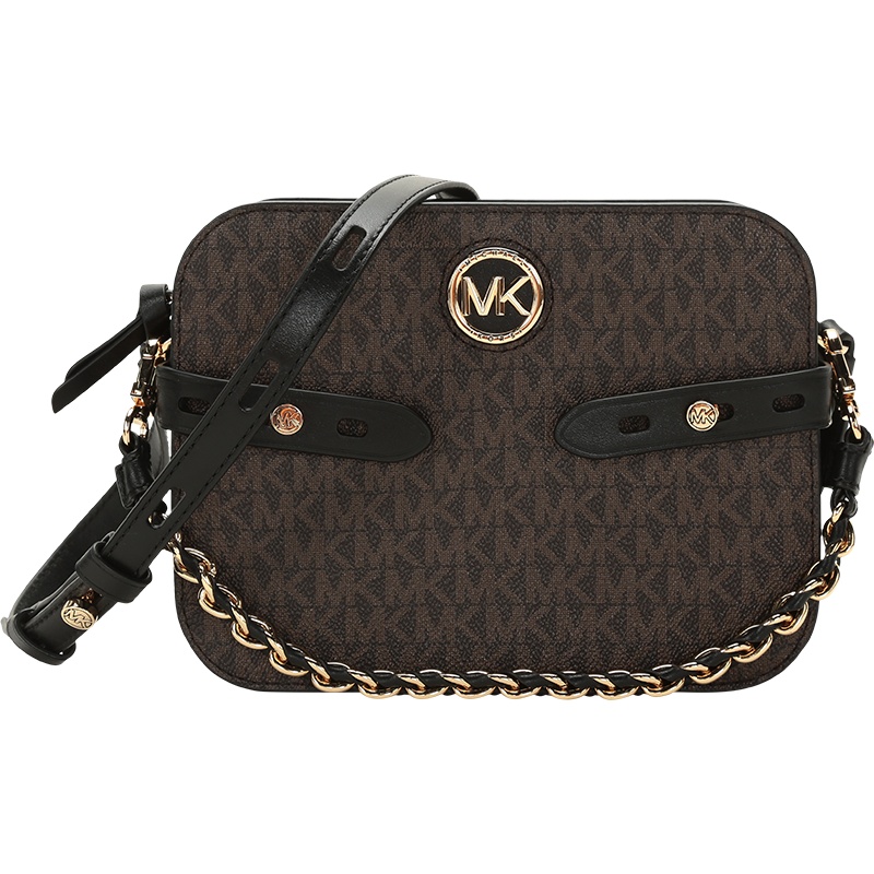 MICHAEL KORS 迈克·科尔斯 MK女包 涂层帆布配皮 手提单肩斜挎包大号 32F0GNMC7B