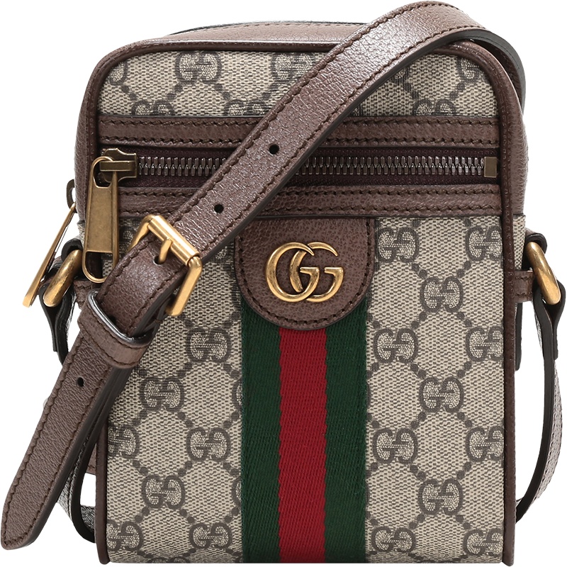 GUCCI 古驰 男女中性 Ophidia系列人造帆布单肩斜挎包 598127 96IWT