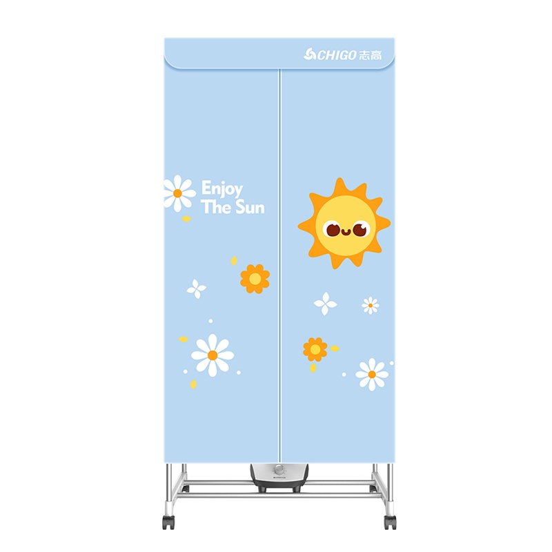 志高(CHIGO)干衣机双层加大容量490L不锈钢家用烘干机1500W快干衣柜式风干机衣物护理机ZG15A-JB20