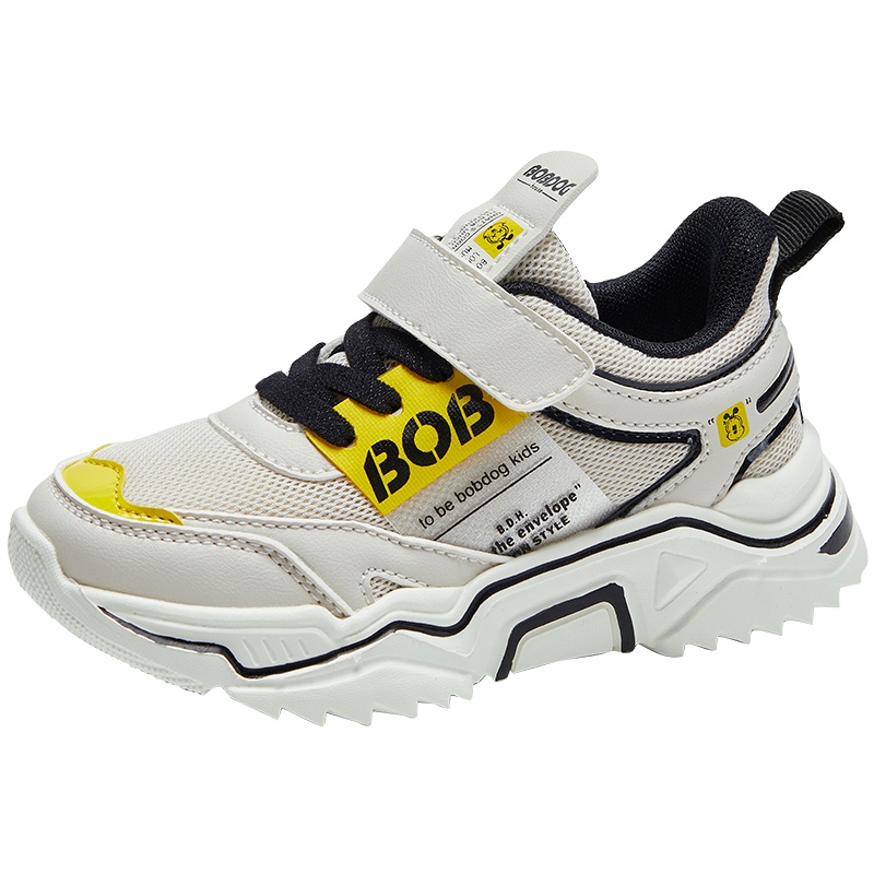 BOBDOG house 巴布豆童鞋2019秋季新款男童女童运动鞋儿童韩版休闲潮鞋