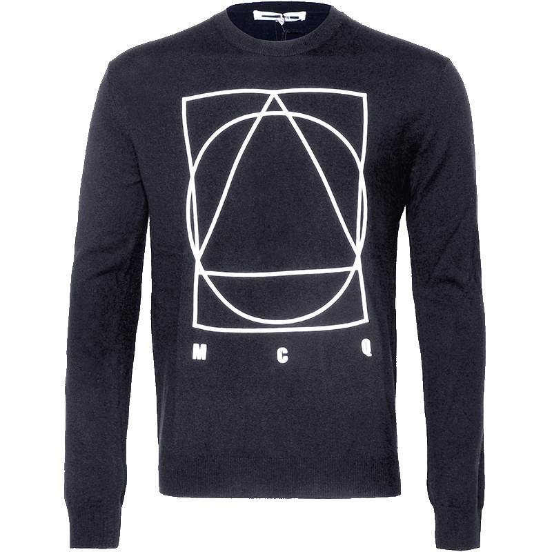 MCQ ALEXANDER MCQUEEN亚历山大麦昆 男式针织衫长袖T恤保暖毛衣