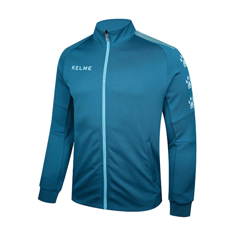kelme卡尔美官运动外套男秋冬休闲外套中甲足球训练服针织夹克