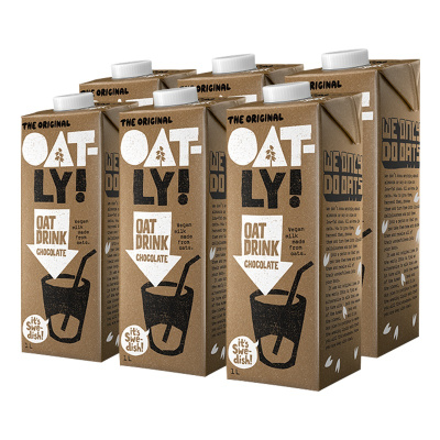 OATLY噢麦力 巧克力燕麦露1L*6瓶 谷物饮料 北欧原装进口 植物蛋白饮料