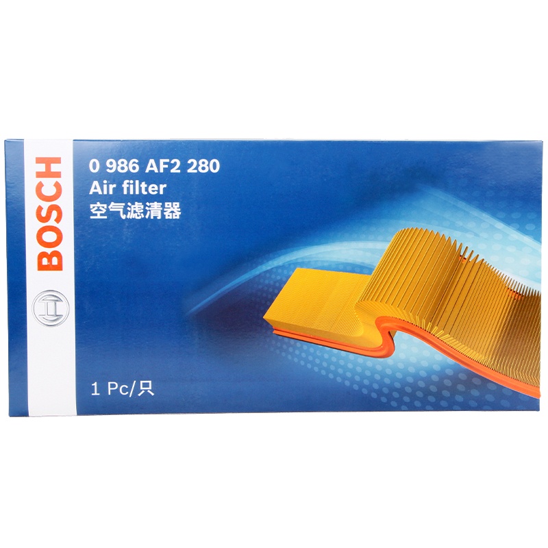 博世(BOSCH)空气滤清器0986AF2280(大众宝来/高尔夫Ⅳ/新甲壳虫)