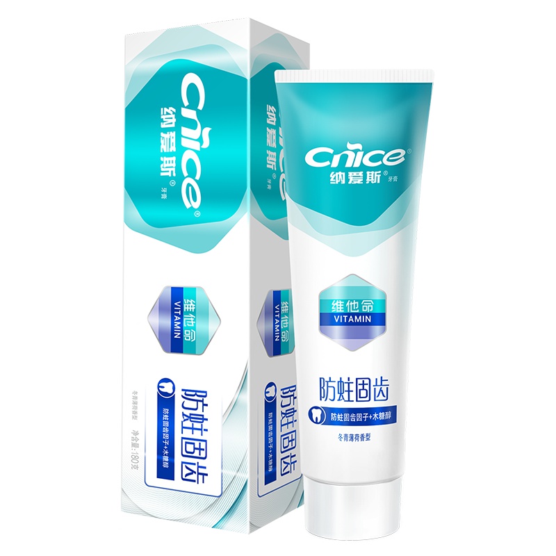 纳爱斯防蛀固齿牙膏180g