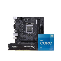 七彩虹H510M-K M.2 V20主板+英特尔i3-10105F CPU +Fury2666 8G内存 主板套装