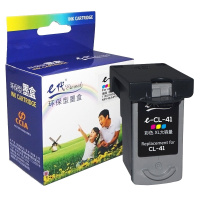e代 CL-41XL 墨盒彩色 适用佳能MP198 IP1980 MP145 1880 1200 与PG40墨盒配套耗材