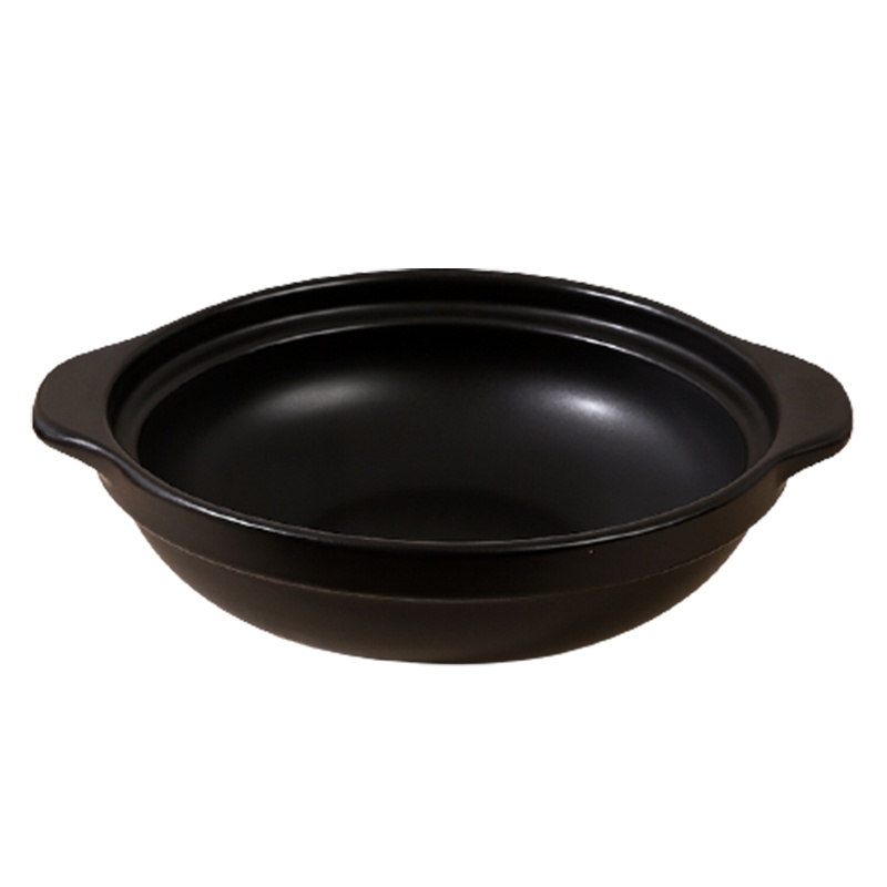 煲仔饭干烧砂锅家用燃气炖锅耐高温 烘焙精灵煤气灶专用煲汤陶瓷浅口小沙锅_1.3L有盖煲仔饭干烧煲大砂锅