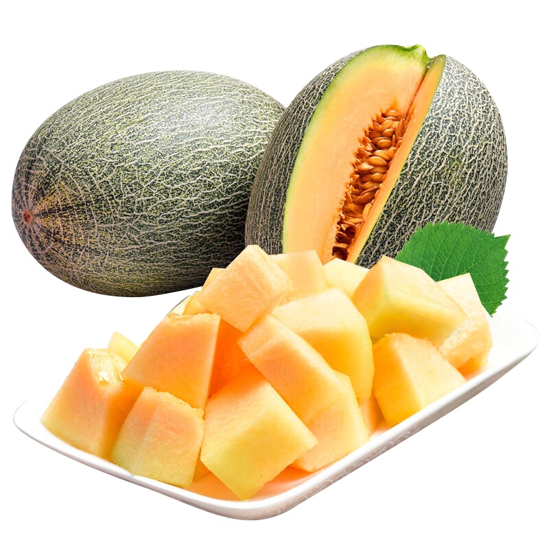 [鲜贝达生鲜]山东西州蜜瓜净重4.5—5斤装 (1-2个) 网纹瓜哈密瓜 新鲜蜜瓜香瓜甜瓜