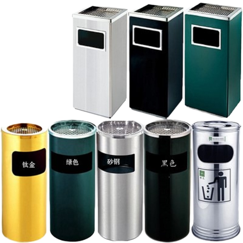 小海牛 电梯间垃圾桶 窄型方 加厚 大方 客厅垃圾桶