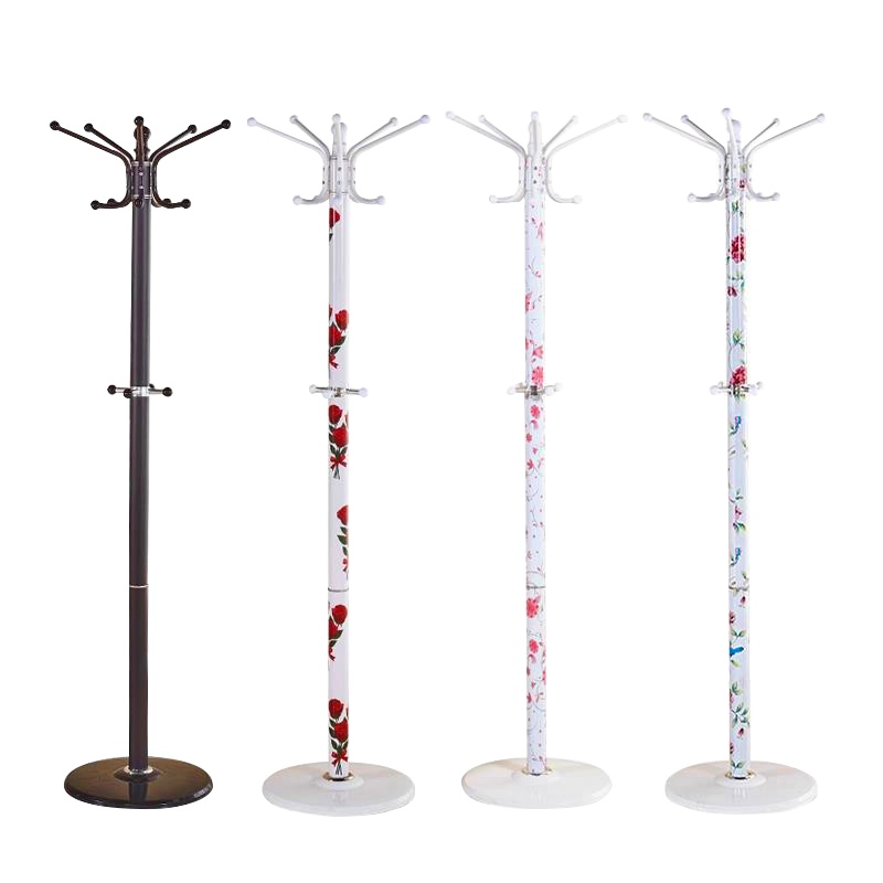 [规格:40*40*170]衣帽架落地挂衣架_铁艺衣帽架落地挂衣架简易挂包架酒店卧室客厅