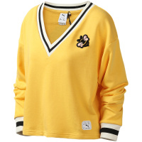 【自营】PUMA彪马黑标女装运动服SUE TSAI休闲V领针织卫衣595260