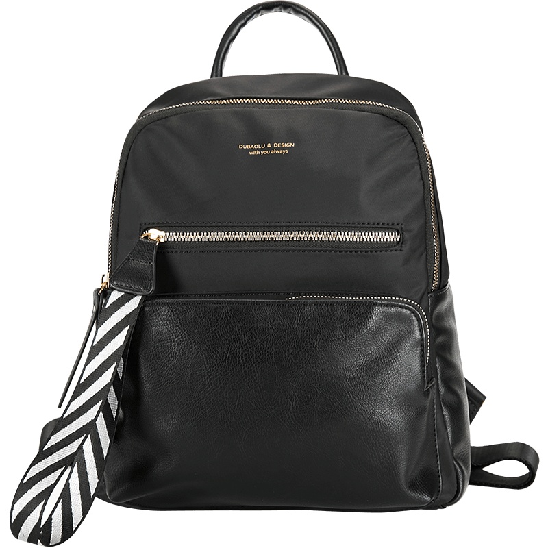 都宝路女双肩包新款商务尼龙背包 牛津布书包百搭旅行背包