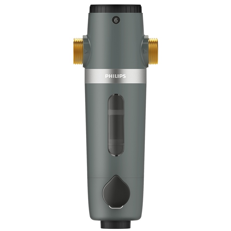 飞利浦(PHILIPS)家用中央前置过滤器 全屋净水40微米高效冲洗4T/H大流量 管道过滤净水器 AWP1830