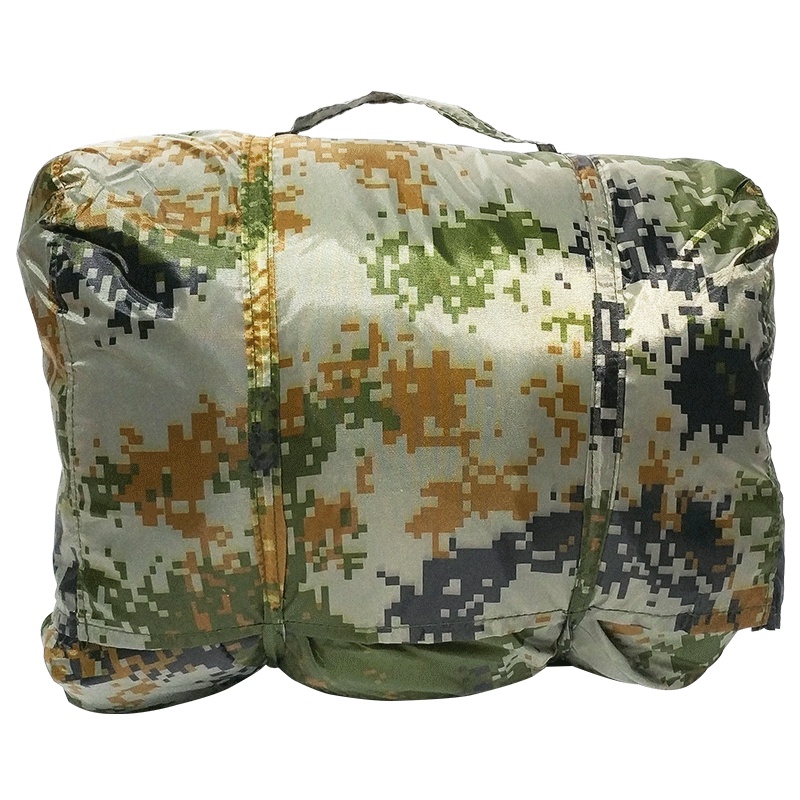 丛林狐迷彩睡袋07数码丛林单兵午休防水加大保暖棉睡袋军迷露营成人户外寒区款