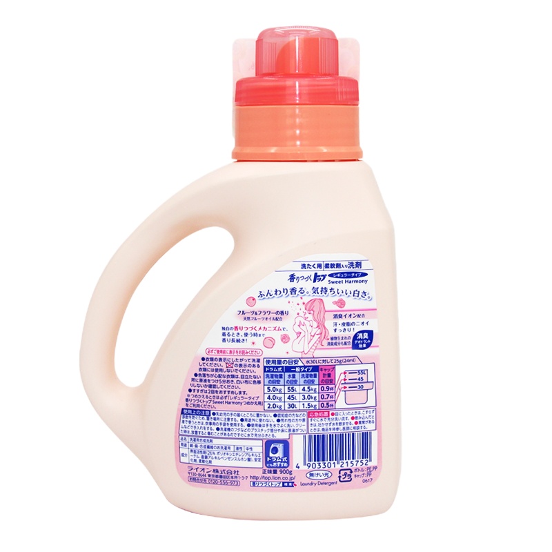 狮王洗衣液TOP持久香氛花果香900g