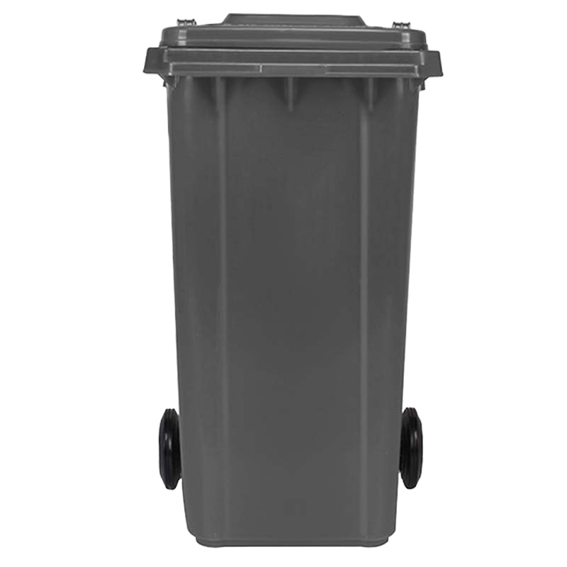 b2V 景城 加厚方形带盖垃圾桶 240L 灰色