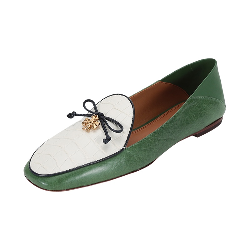 托里·伯奇 TORY BURCH 奢侈品 TB女鞋 羊皮革 CHARM可踩脚单鞋乐福鞋平底鞋83324