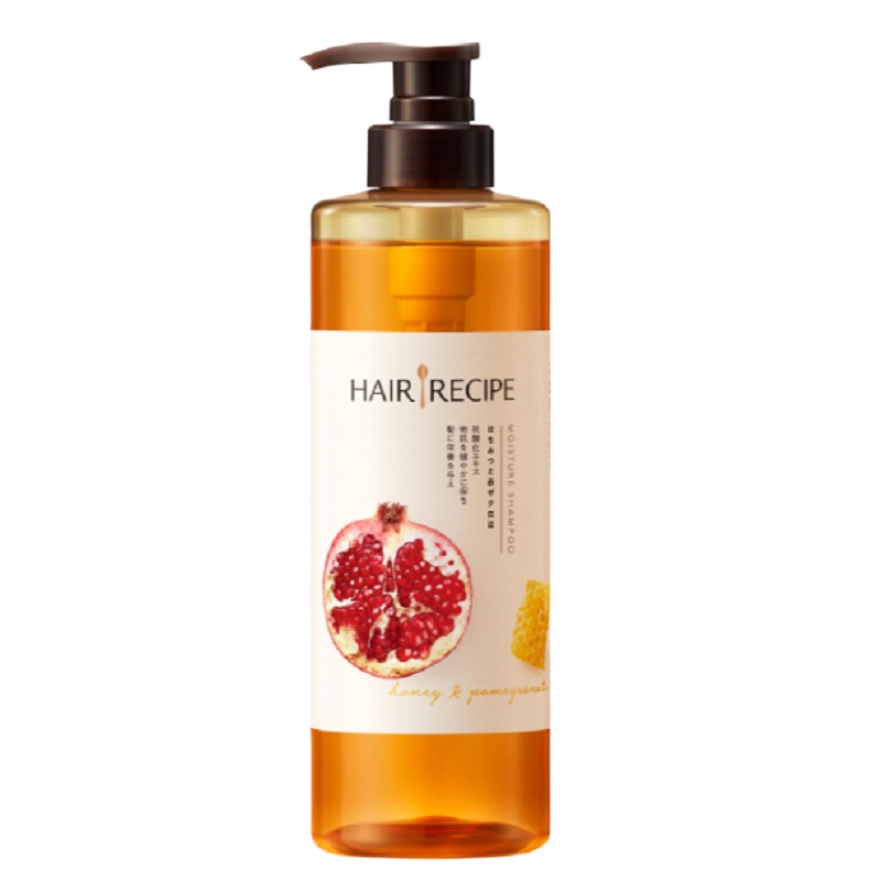 HAIR RECIPE 日本发之食谱 蜂蜜红石榴富养水润洗发水洗头膏洗发露530ml