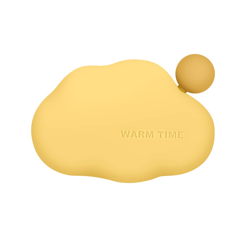 暖手蛋自发热暖蛋器学生手握暖宝宝随身小型神器迷你便携式暖手宝黄色云朵+发热包5袋(50片)