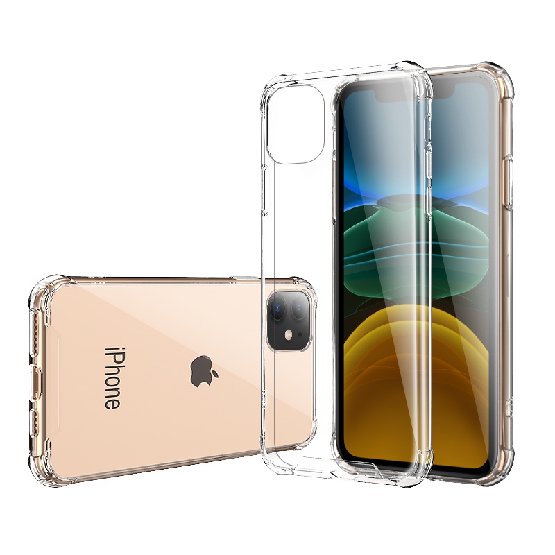 ESCASE 苹果11手机壳iPhone11保护套硅胶透明全包气囊防摔壳创意潮牌男女款德国拜耳进口TPU抗黄 高透