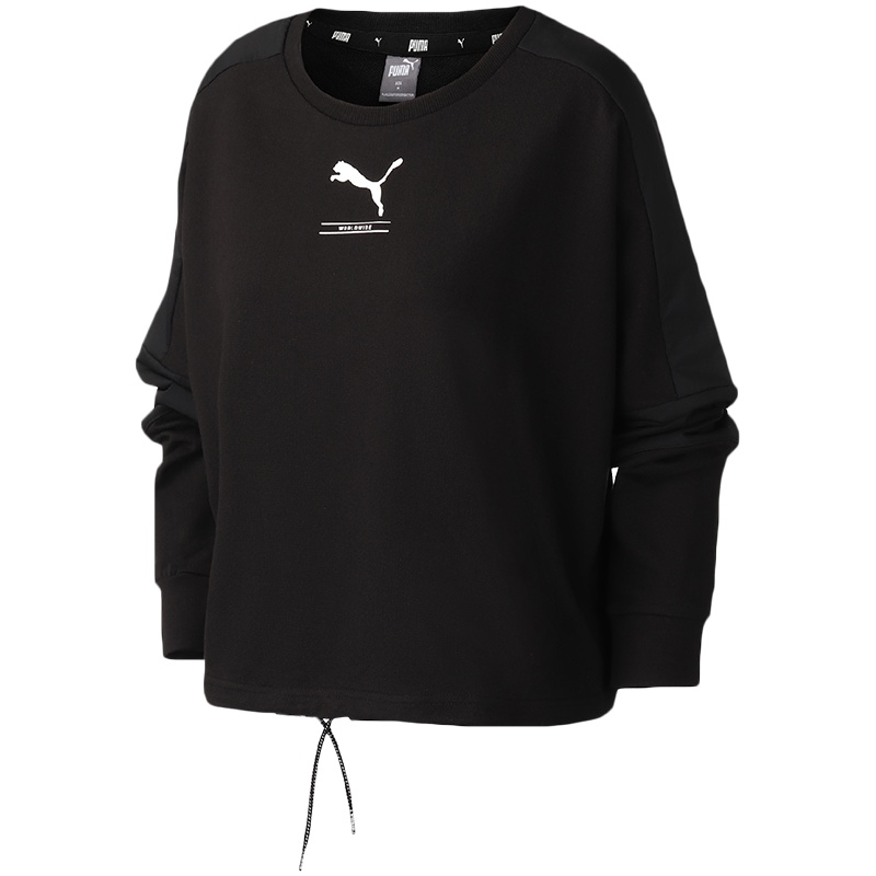 PUMA彪马女装运动服休闲针织圆领卫衣582766