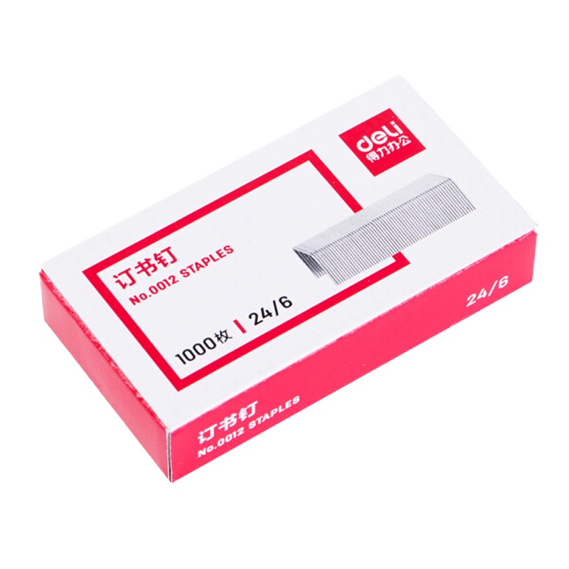 得力(deli) 高强度订书钉 0012