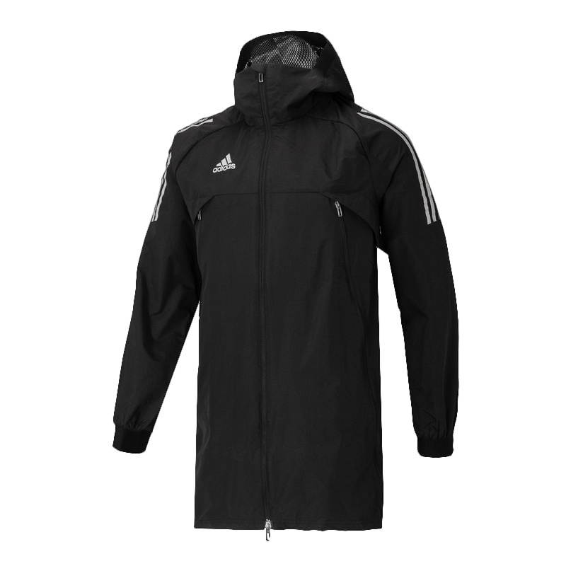 阿迪达斯 ULT19 PARKA男装足球高领长款夹克运动外套DM1745