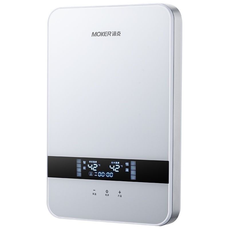 沐克即热式电热水器洗澡小型迷你家用快速热恒温变频过水即热淋浴洗澡神器T5