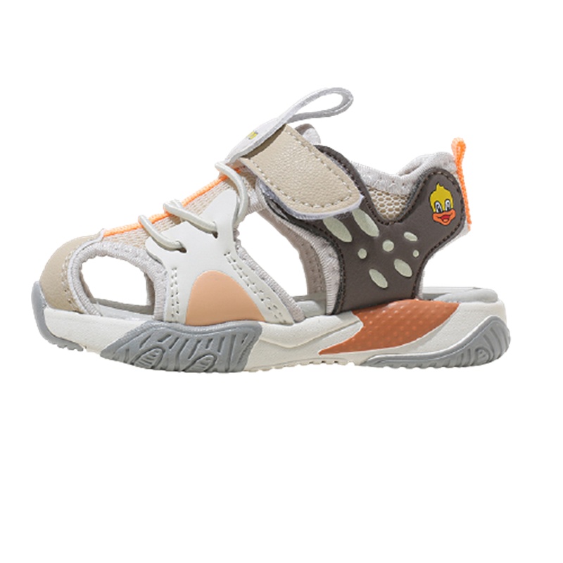 芭芭鸭男女童凉鞋包头防滑学步鞋宝宝透气运动鞋