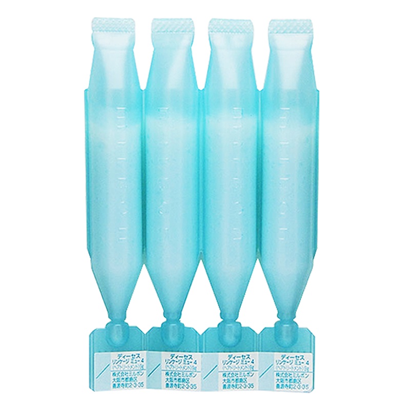 Milbon 玫丽盼 前男友发膜 9g*4支 (浅蓝MU4细软发质) 沙龙级深层滋养 倒模