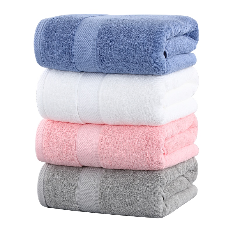 洁丽雅(Grace)毛巾家纺 纯棉素色长绒棉柔软强吸水A类浴巾