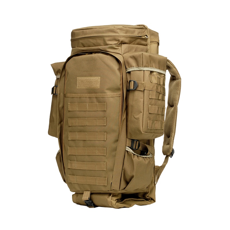 三极(Tri-polar)组合大背包战术背包多功能背包户外运动登山旅行背包大背囊70LTP1961 泥色 36-55L