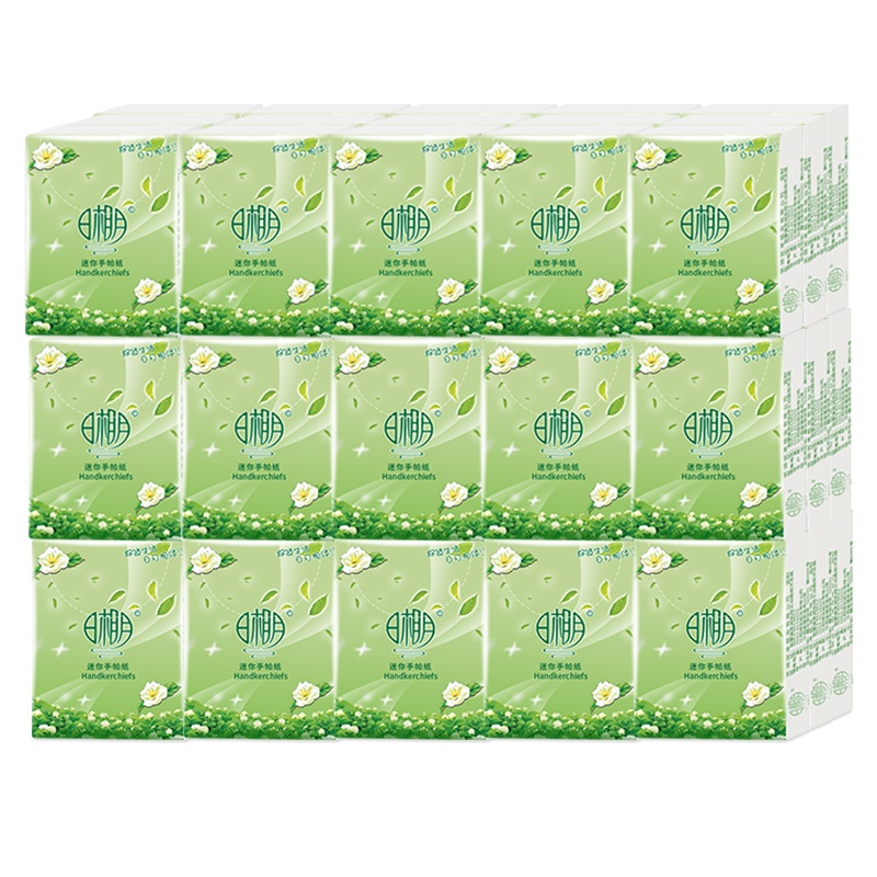 日相月手帕纸3层10片30包面巾纸便携随身餐巾纸擦手纸