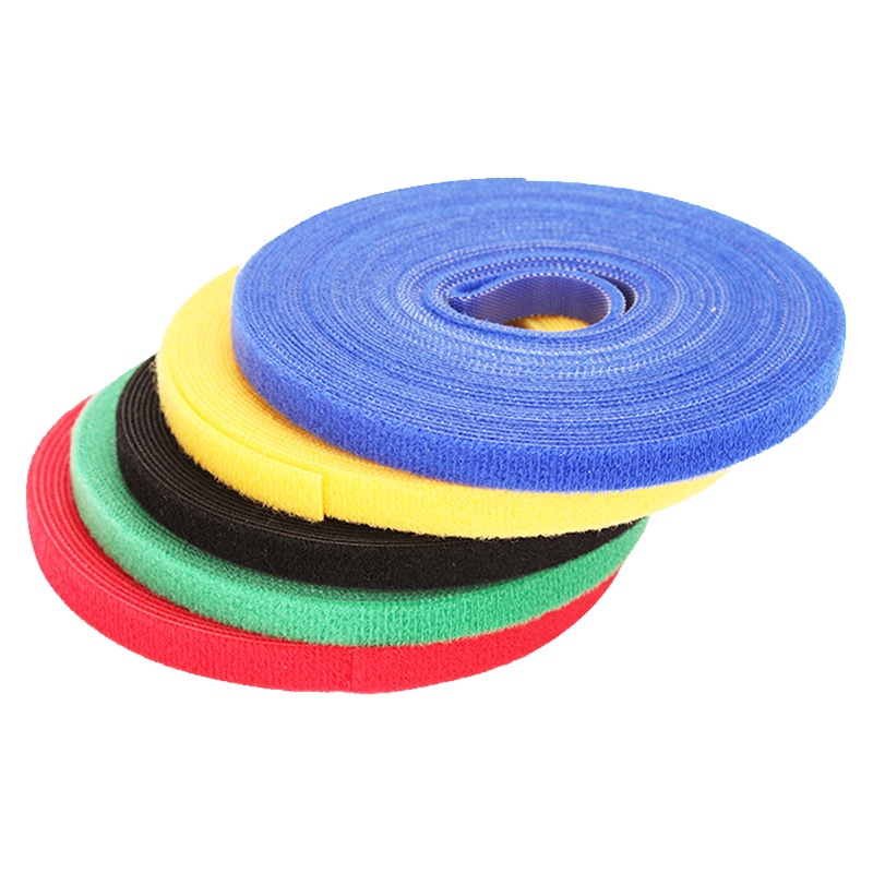 电脑理线带 魔术贴 尼龙粘扣扎线带 白1cm*5m