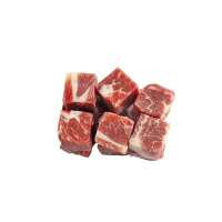 科耐 安格斯牛肉粒1000G[黑安格斯认证]谷饲原切 精选小牛牛肉部位纯切 无添加非拼接非调理 赠刀叉+黄油+黑椒酱