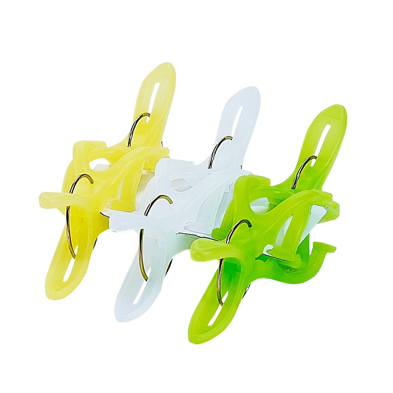 茶花塑料凉衣夹晒家用大号固定被子小晾衣夹防风袜子单个衣服夹子0746