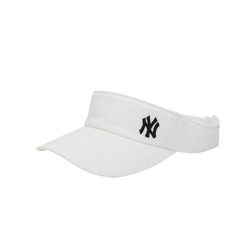 MLB棒球帽男女通用弯檐帽子男情侣款韩版时尚运动硬顶刺绣鸭舌帽白色太阳帽防晒帽礼物32CPVA11150W