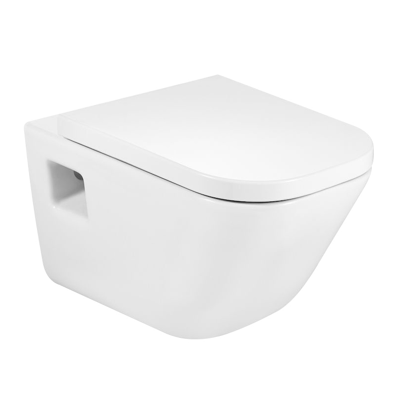 ROCA乐家卫浴壁挂式马桶家用挂墙式坐便器直冲/纽瑞/盖普