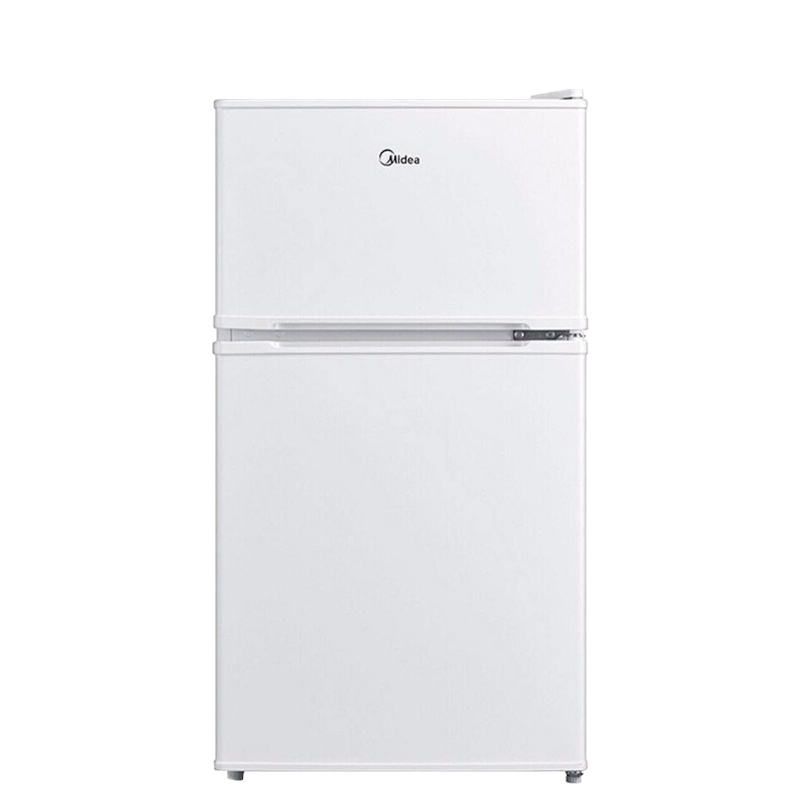 美的(Midea)88升 双门迷你小冰箱租房宿舍办公室家用冷冻冷藏电冰箱 BCD-88CM DMS