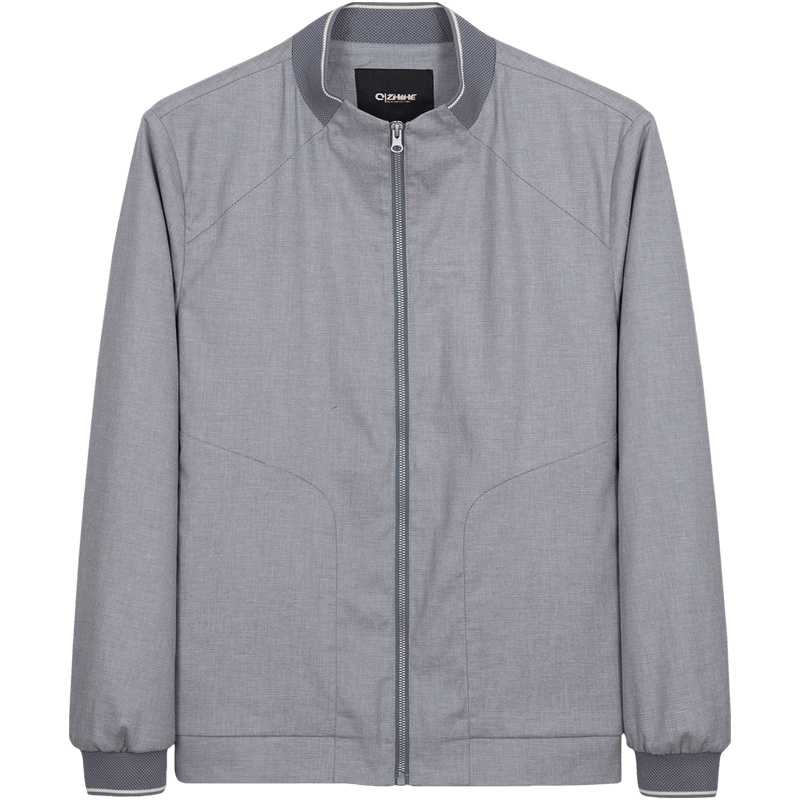 千纸鹤男士外套2020春季新款休闲小立领短款夹克衣服男潮流30472