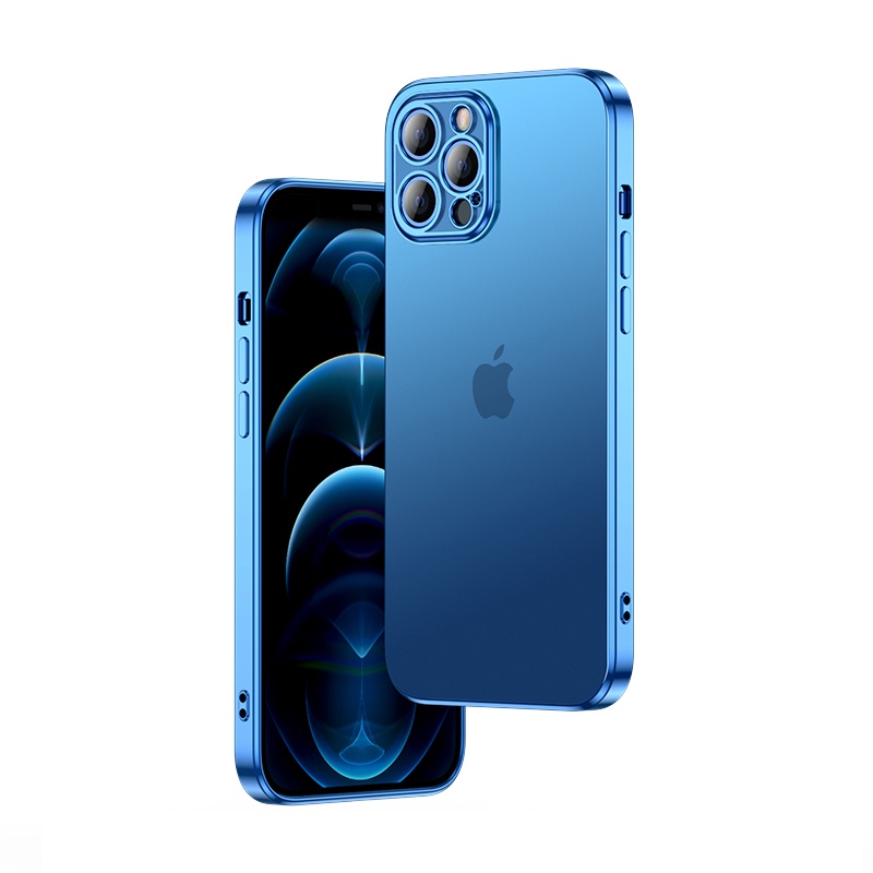 古尚古苹果12手机壳iPhone12promax新款镜头全包防摔硅胶Pro透明网红女款潮牌Mini个性创意保护壳磨砂款