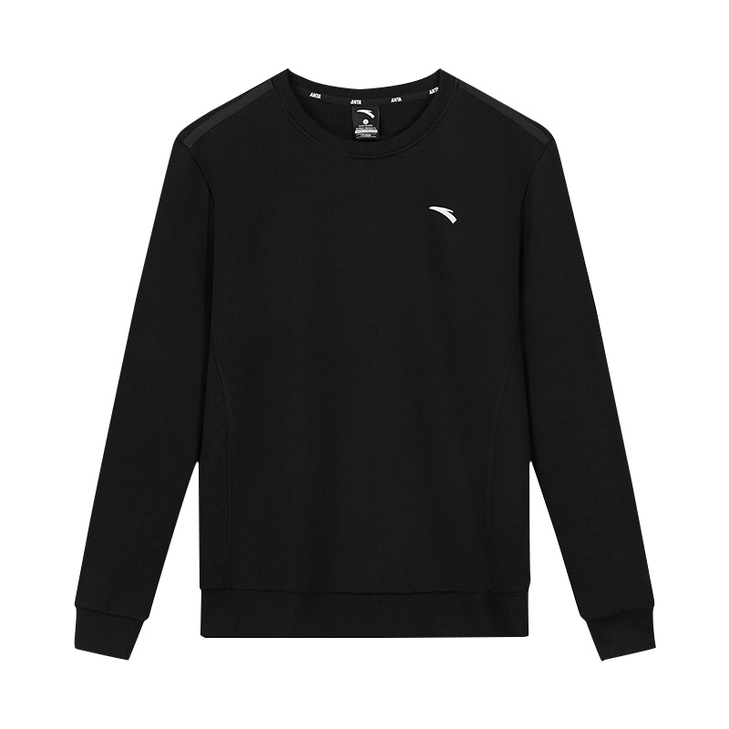 安踏（ANTA）男装2019秋季新品时尚运动上衣舒适休闲套头卫衣