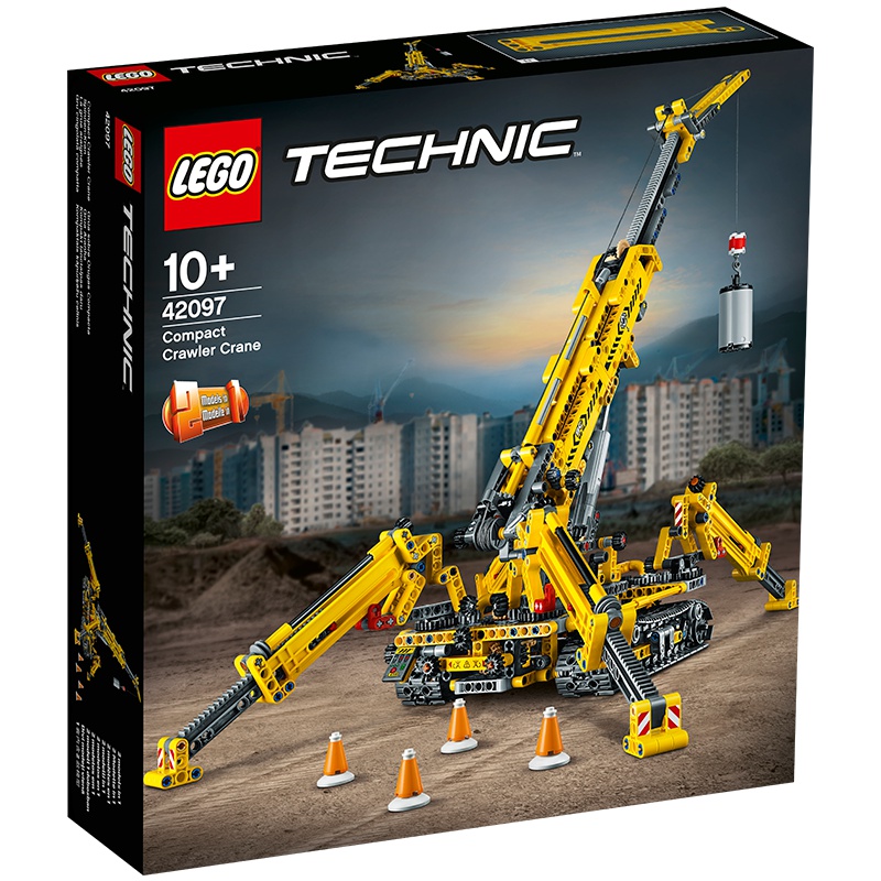 LEGO乐高 Technic机械组系列 精巧型履带起重机42097 积木玩具
