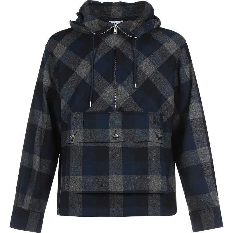 KENZO 高田贤三 男士 羊毛/锦纶连帽卫衣运动衫 FA6 5BL049 1RG